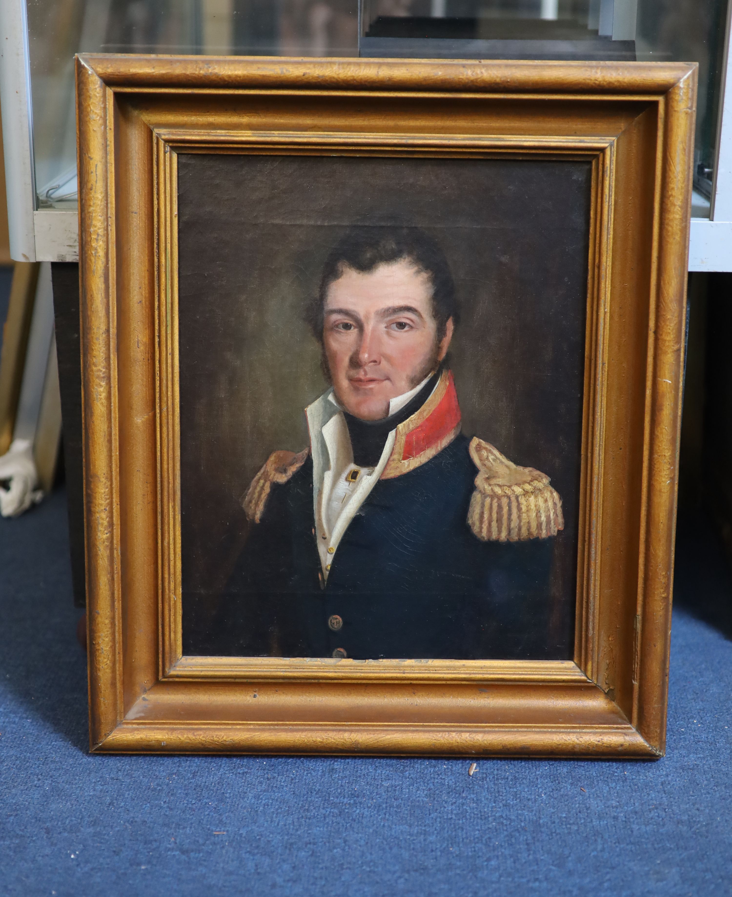 Mid 19th century English School, Portrait of Captain James Henderson